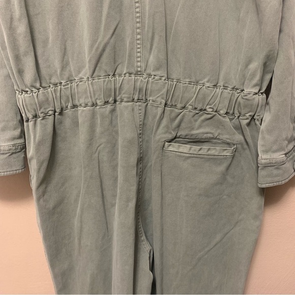 Faherty Overland Twill Jumpsuit in Olive Green Size XL NWT New - Picture 12 of 16